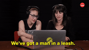 Computer Leash GIF by BuzzFeed