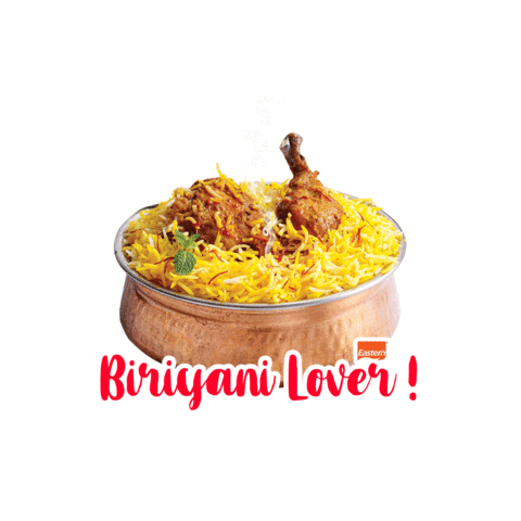 Biriyani Chicken Love Sticker by Eastern Masala