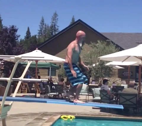 Fathers Day Swimming GIF