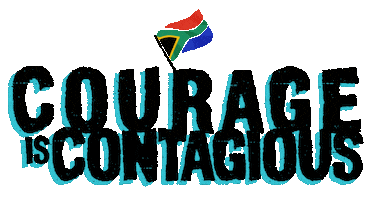 Courage Spread Sticker by Business for SA