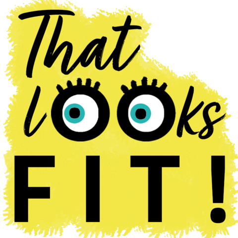 Fit Sticker by Pinch of Nom