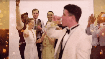 immersive-everywhere party celebrate cheers the great gatsby GIF