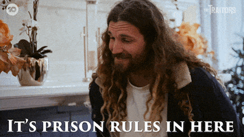 Scrap Prison Rules GIF by The Traitors Australia