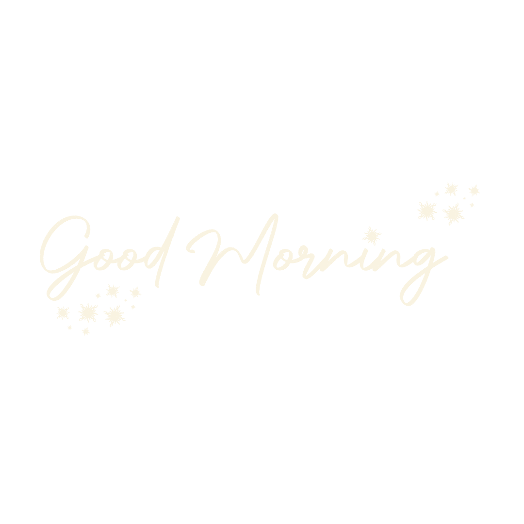 Good Morning Sticker