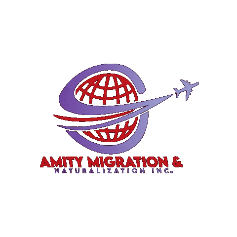 Amity Migration & Naturalization Inc. Sticker