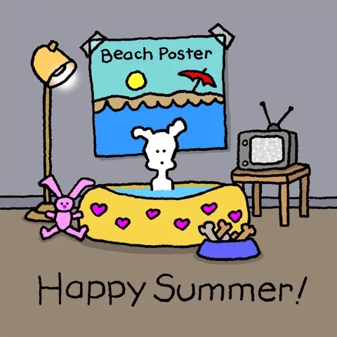 Summer Stay Home GIF