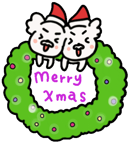 Merry Christmas Dog Sticker by 大姚Dayao