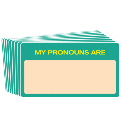 Pronouns Theythem Sticker by University of Gloucestershire