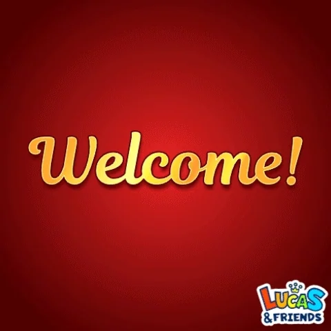 Greeting Welcome Back GIF by Lucas and Friends by RV AppStudios