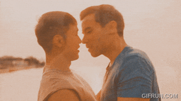 Gay Kiss GIF