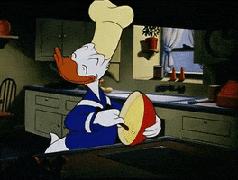 donald duck cooking GIF