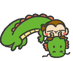 Dragon 新年快樂 Sticker