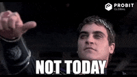 commodus thumbs up gif