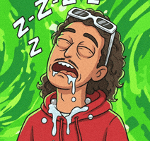 Bored Sleep GIF