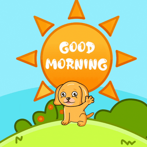 Happy Good Morning GIF by MyMorningDog