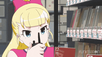 walkie talkie call GIF by Funimation