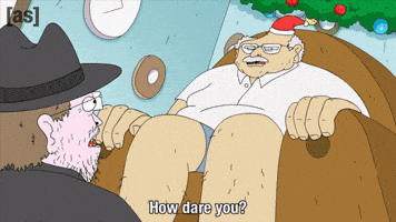 Angry How Dare You GIF by Adult Swim
