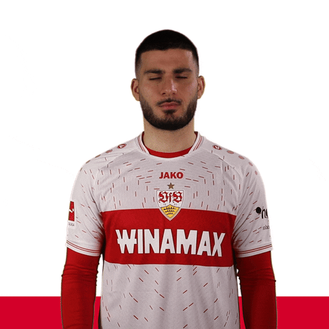 Deniz Undav Facepalm GIF by VfB Stuttgart