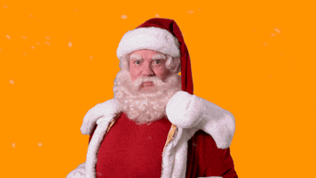 Santa Claus Thumbs Up GIF by benniesolo