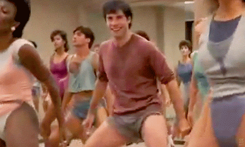 john travolta aerobics GIF by Cheezburger