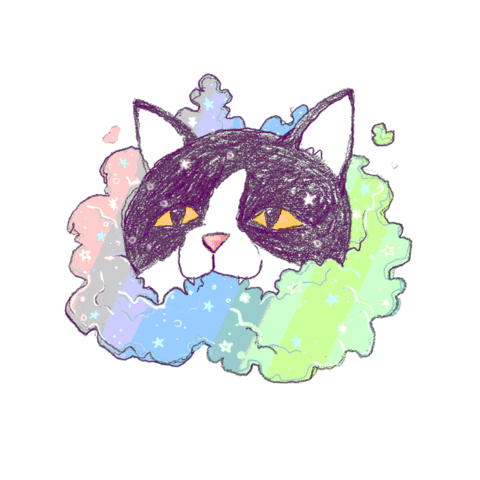 Cat Fun Sticker by Dope Lemon