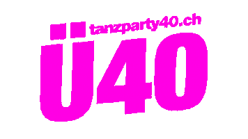 Tanzparty40.ch Sticker
