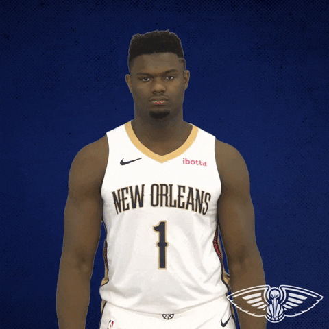 Flexing Zion Williamson GIF by New Orleans Pelicans