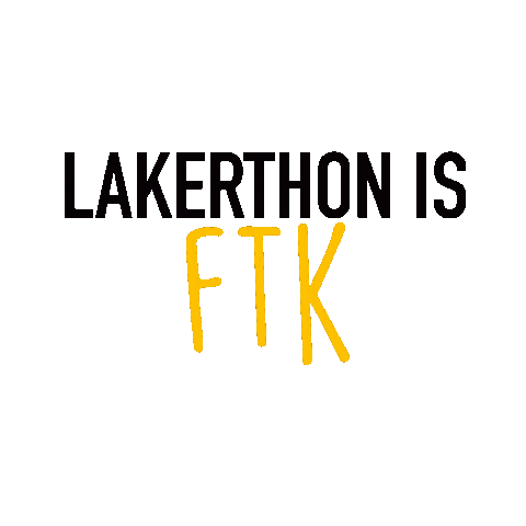 Lakerthon Sticker
