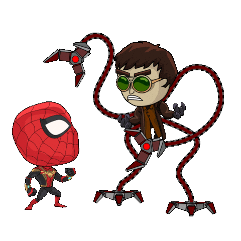 Tom Holland Fight Sticker by Spider-Man