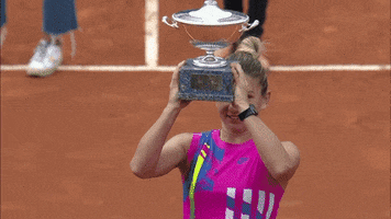 Simona Halep Tennis GIF by WTA