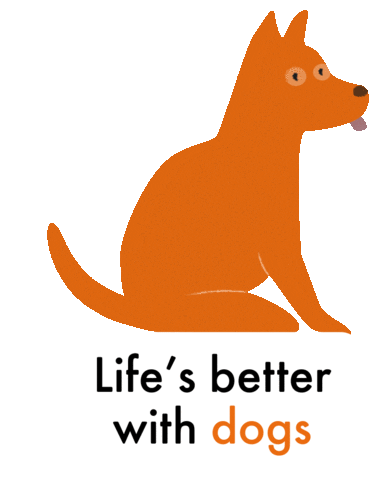 I Love Dogs Dog Sticker by World Animal Protection