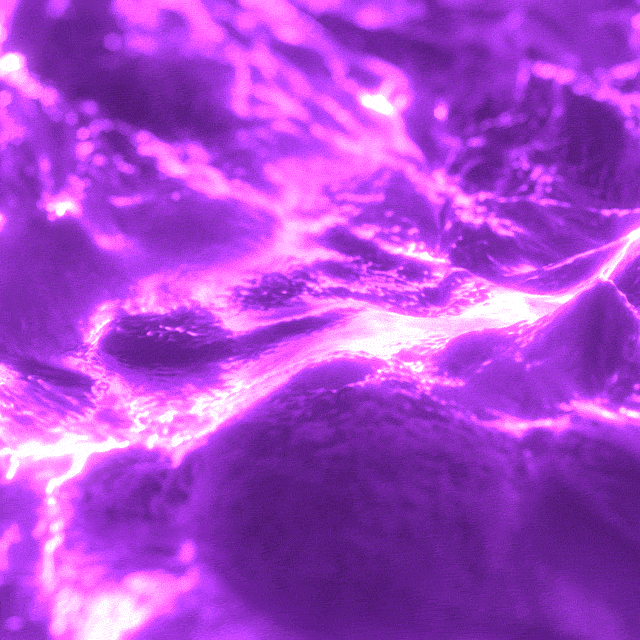 xponentialdesign purple alien landscape visuals GIF