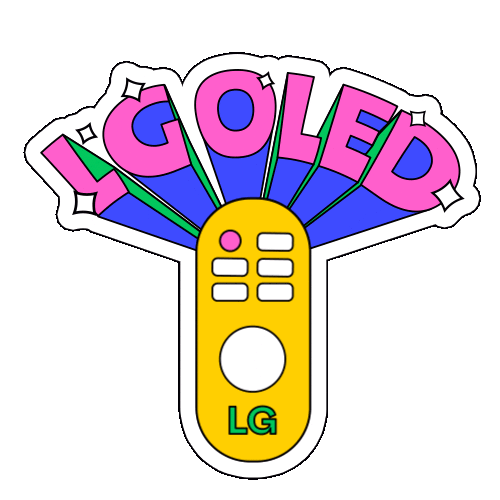 LG OLED TV Sticker