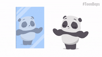 Flexing Panda Bear GIF by Treehouse Direct
