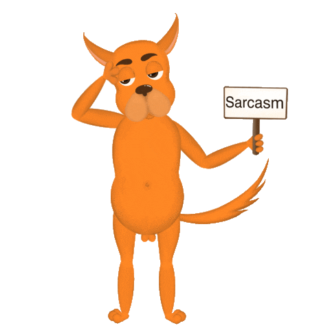 Sarcasm Lis Sticker