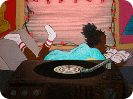 alone but not lonely illustration GIF