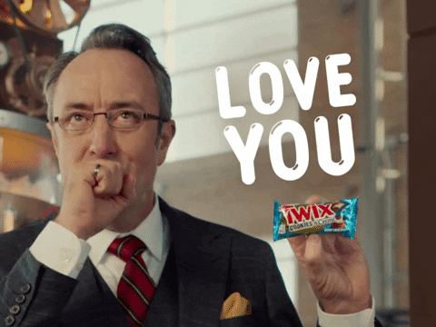 I Love You Candy GIF by TWIX