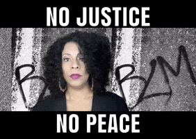 ComedianHollyLogan blm black lives matter justice fist GIF