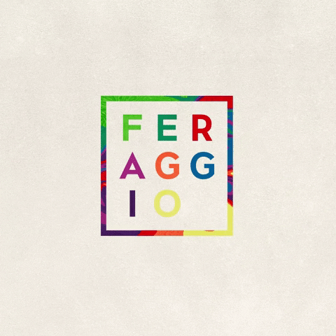 FERAGGIO fashion logo brand neon GIF