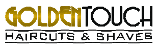 Golden Touch Haircuts & Shaves Sticker