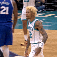 Kelly Oubre Kiss GIF by Charlotte Hornets