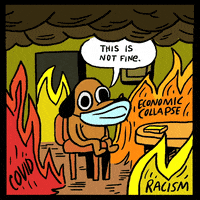 This Is Fine Donald Trump GIF by INTO ACTION