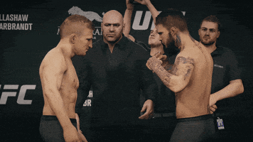 weigh in face off GIF by EA SPORTS UFC