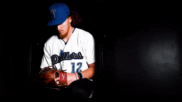 Serious Dodgers GIF by Tulsa Drillers