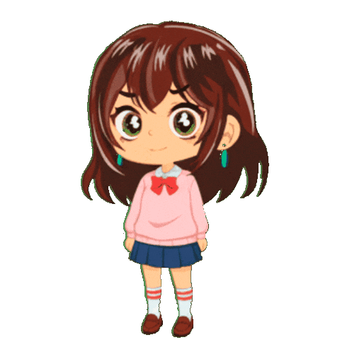 Girl Sorprendida Sticker