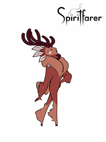 thunderlotusgames deer spiritfarer GIF