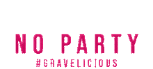 Party No Sticker by Gravelicious