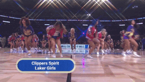 cheer squad dance GIF by NBA