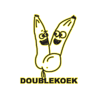 Duo Bananas Sticker by doublekoek