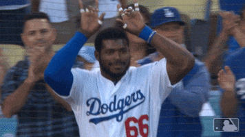 horns GIF by MLB